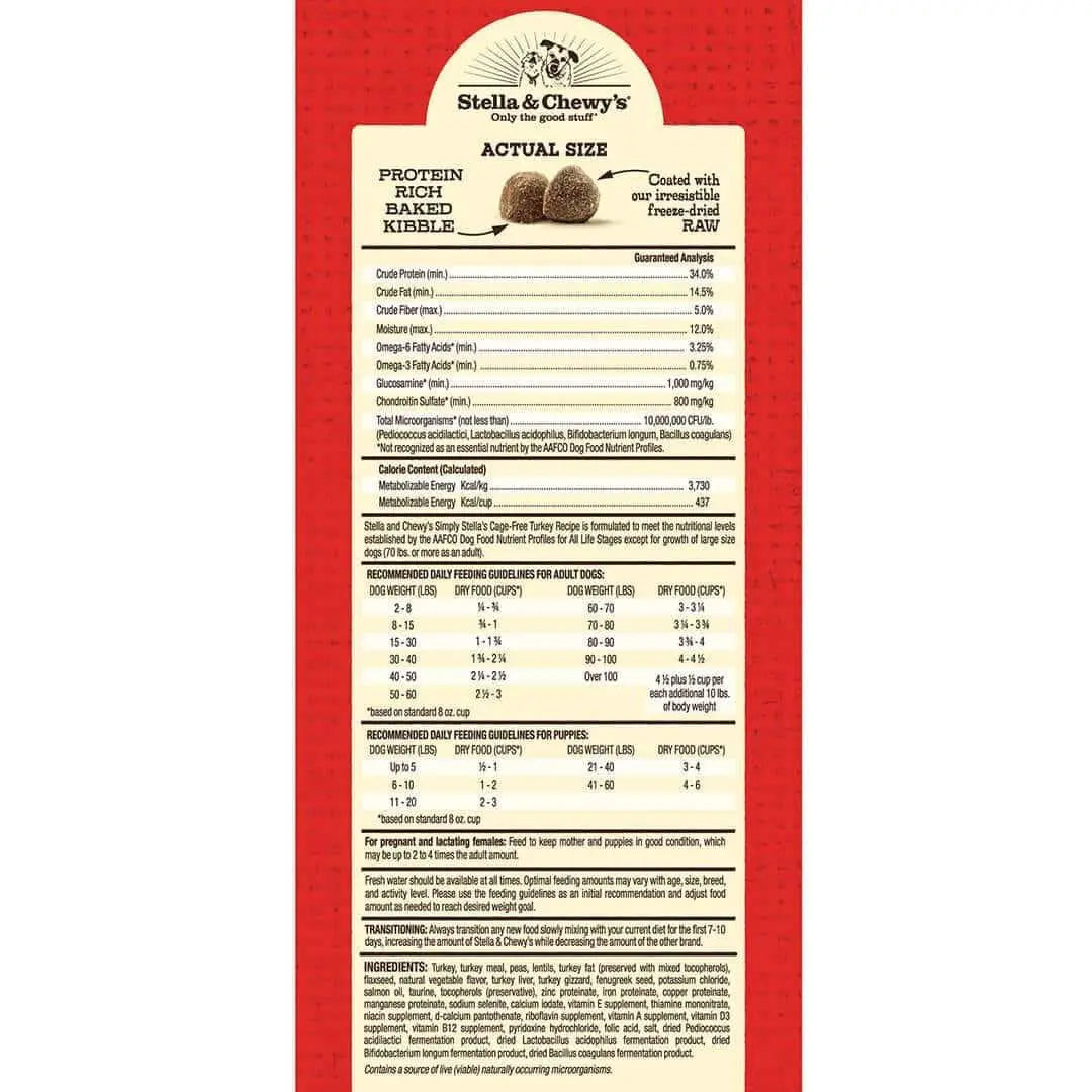 Stella and chewy limited ingredient kibble best sale